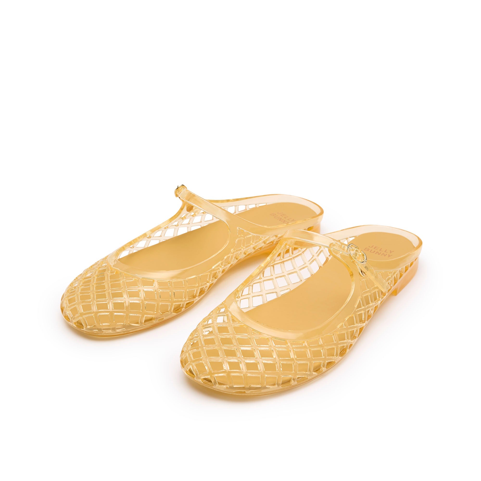 รองเท้าบัลเลรินาตาข่าย Yellow