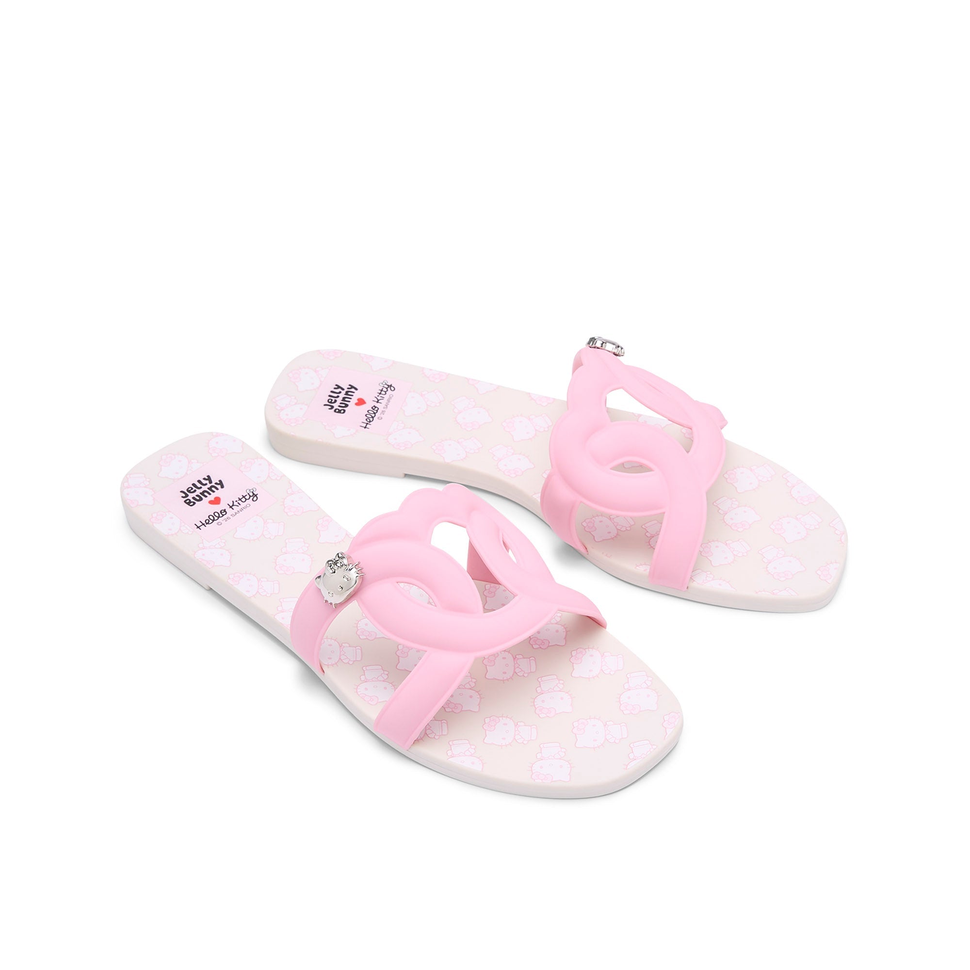 รองเท้าแตะแบบสวมสายไขว้ Glory Aiko KT Pink