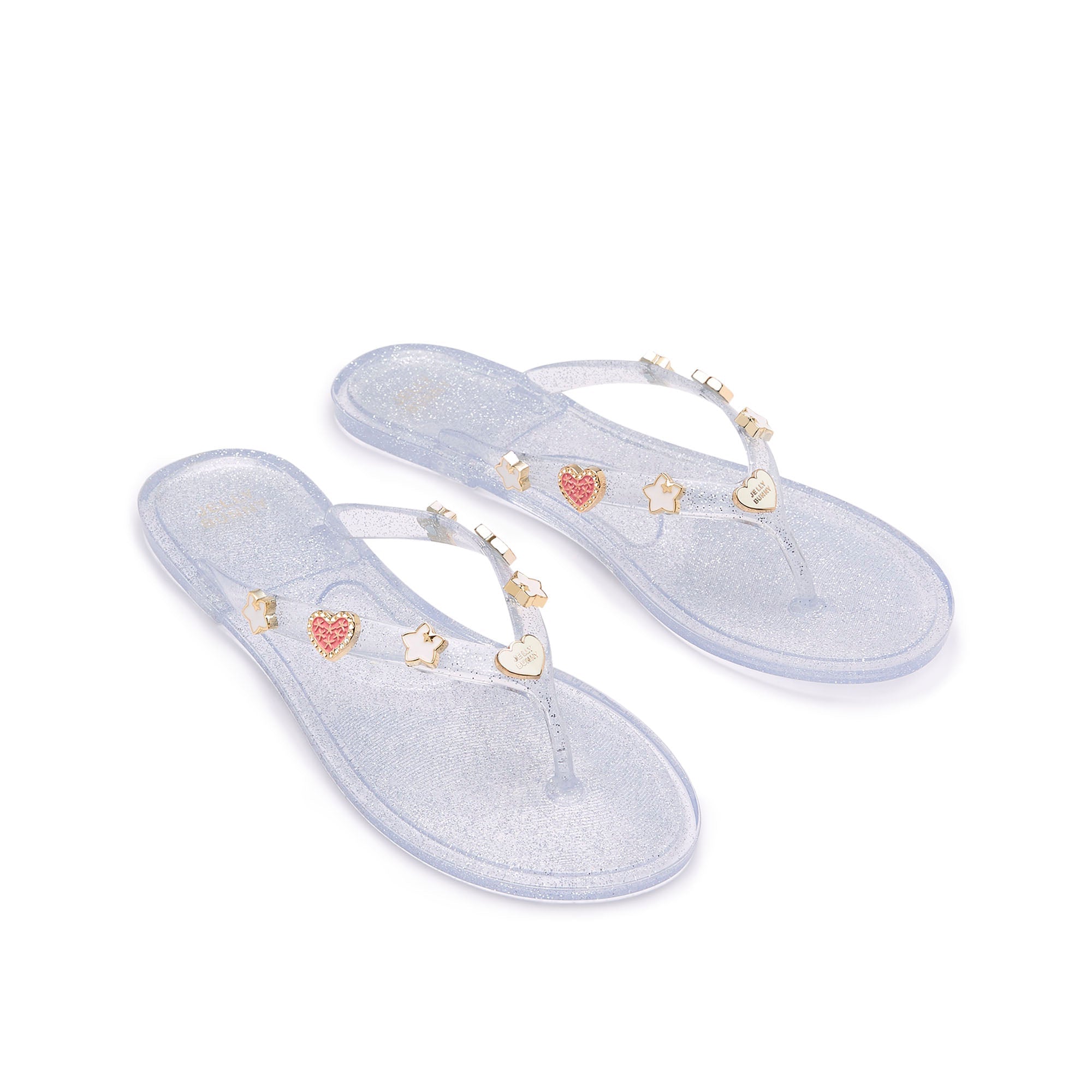 Elena Juni Flip-Flops Silver