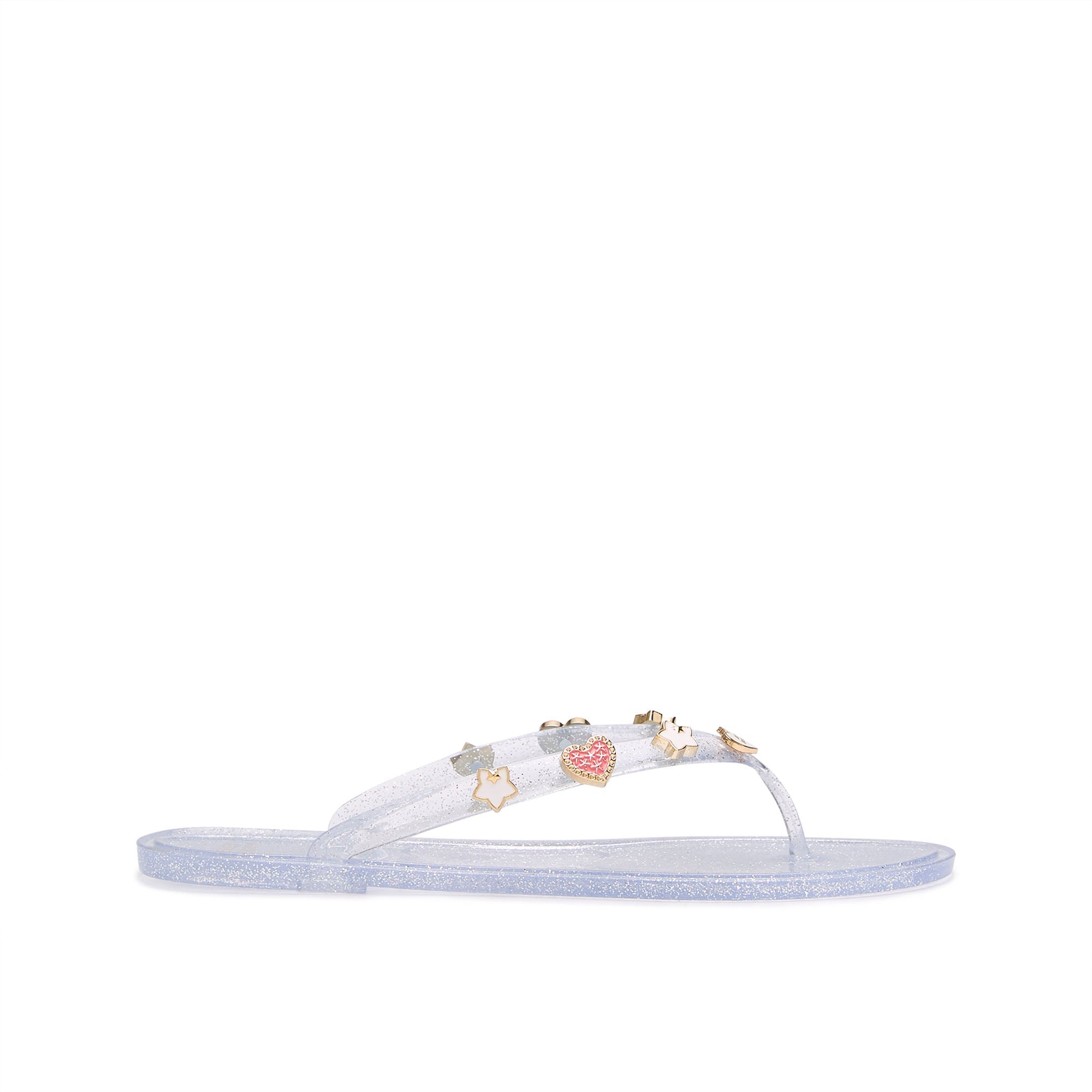 Elena Juni Flip-Flops Silver