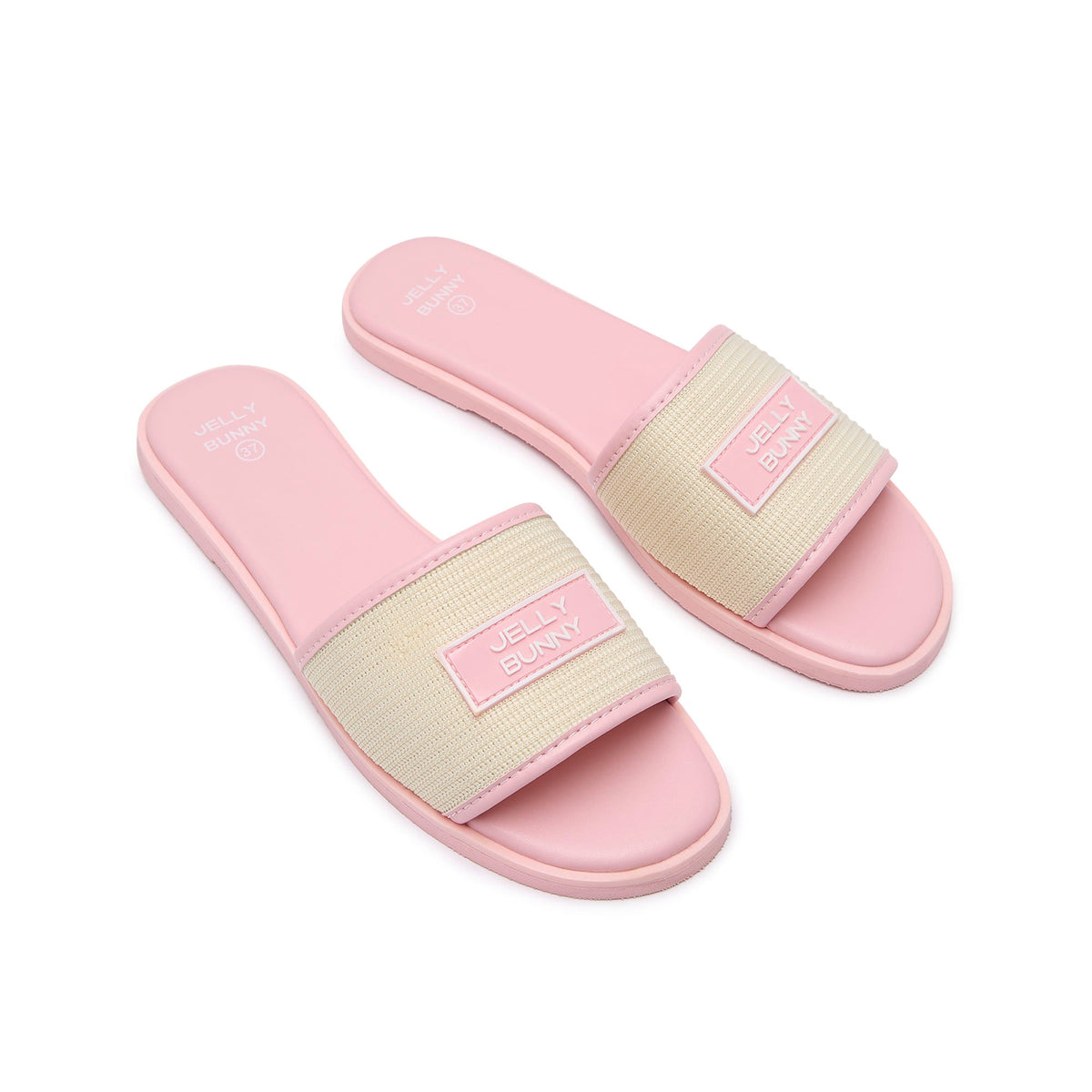 Fermin Messy Flat Sandals Light Pink