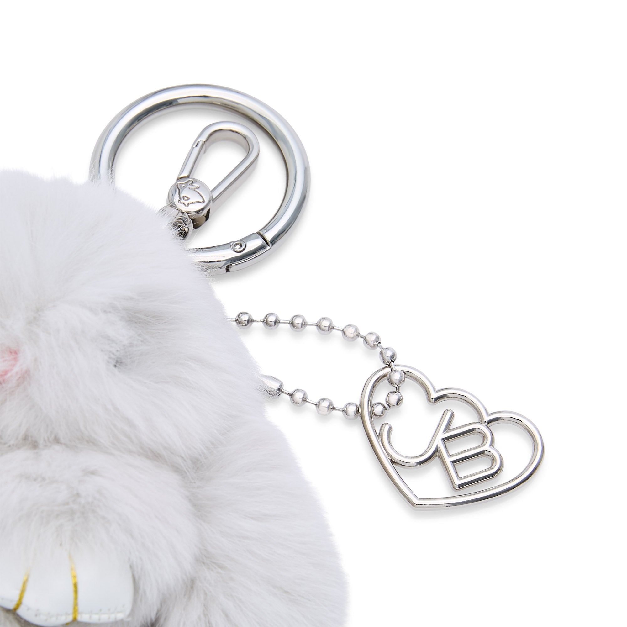 Bunny Keychain Grey