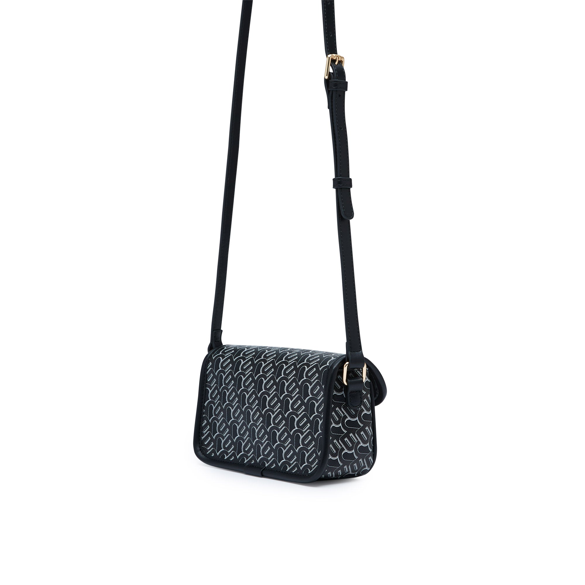 กระเป๋าสะพายข้าง Gemma Printed Black