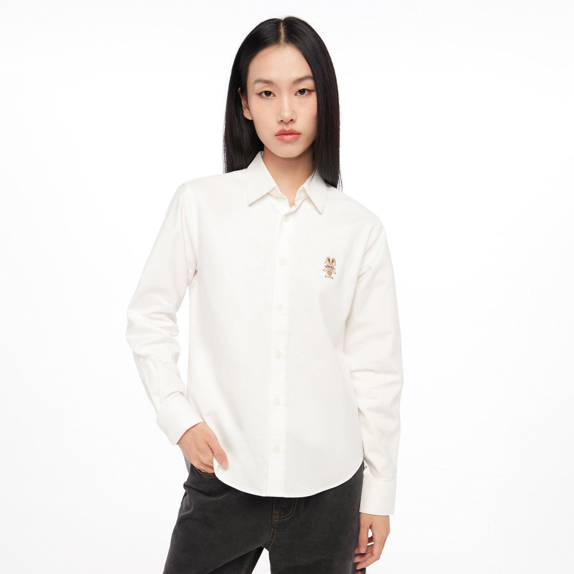 Jerme Long Sleeve Shirt White