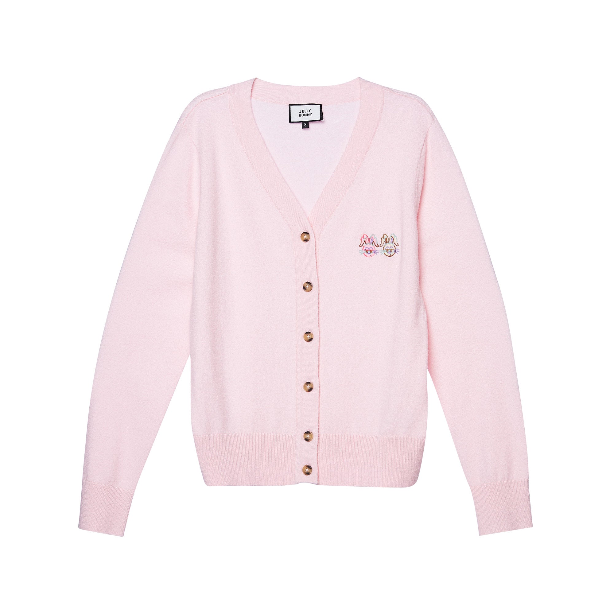 Duo Jerme Embroidery Cardigan Pink