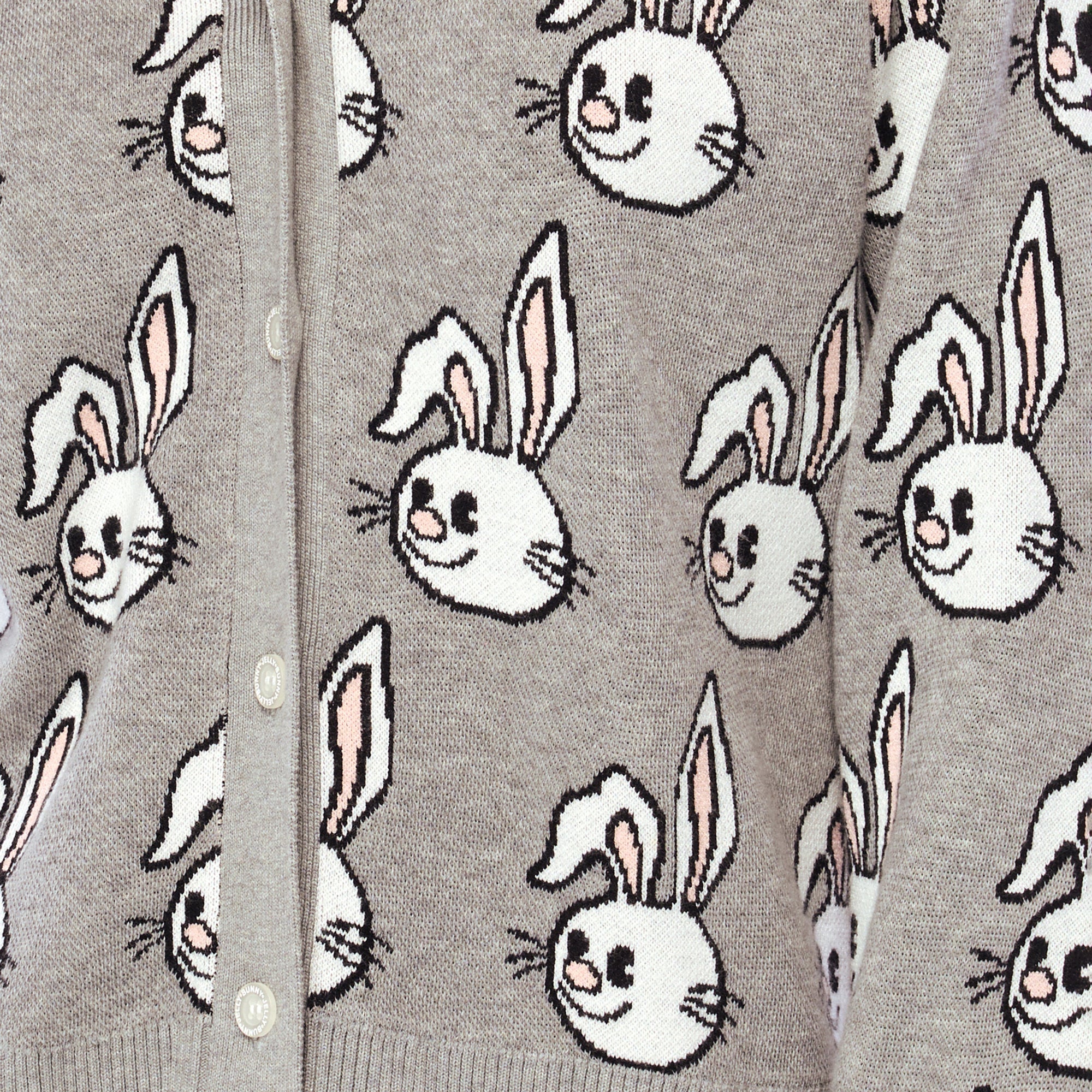 เสื้อคาร์ดิแกนปักลาย All Over Jerme Grey