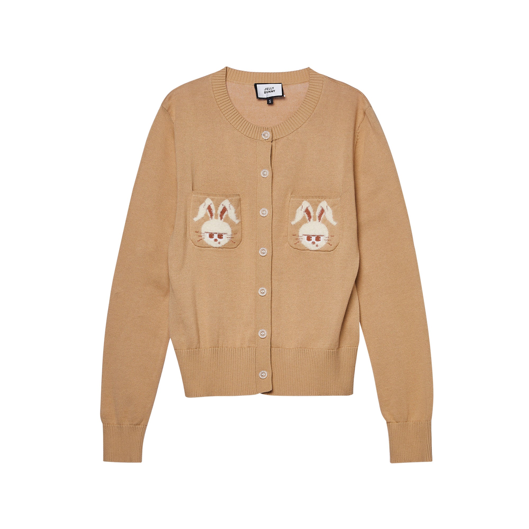 Jerme Chest Pocket Cardigan Brown