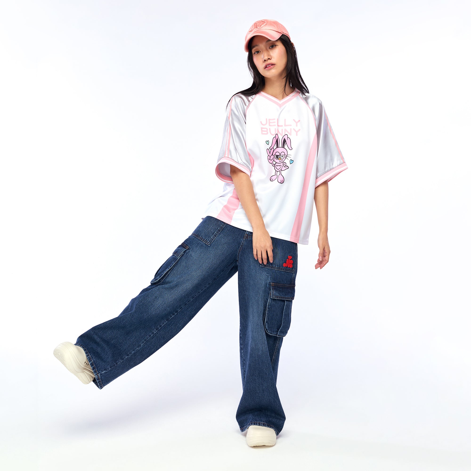 Jerme Graphic Print Football T-Shirt White