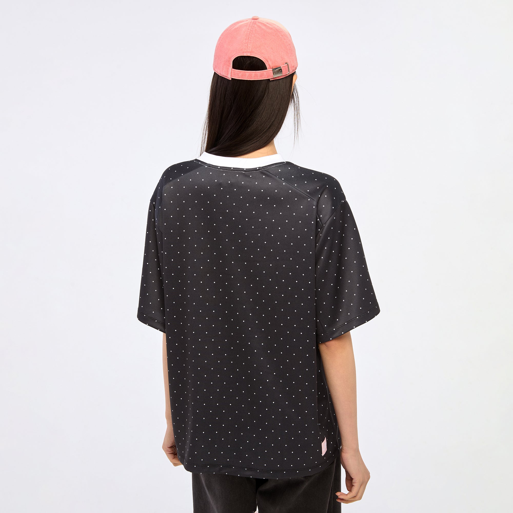 Polkadot Football T-Shirt Black