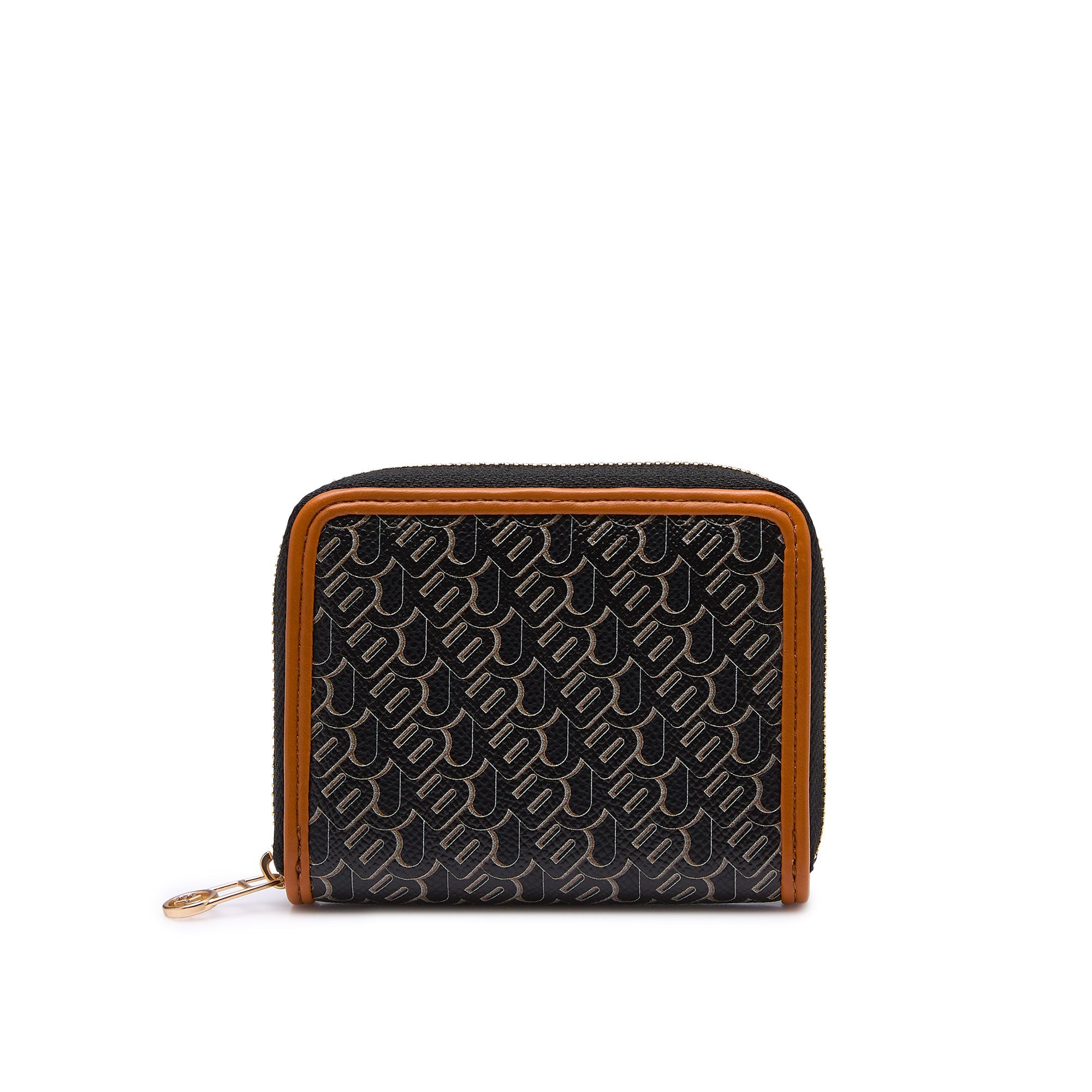 Gemin Short Wallet Printed Black