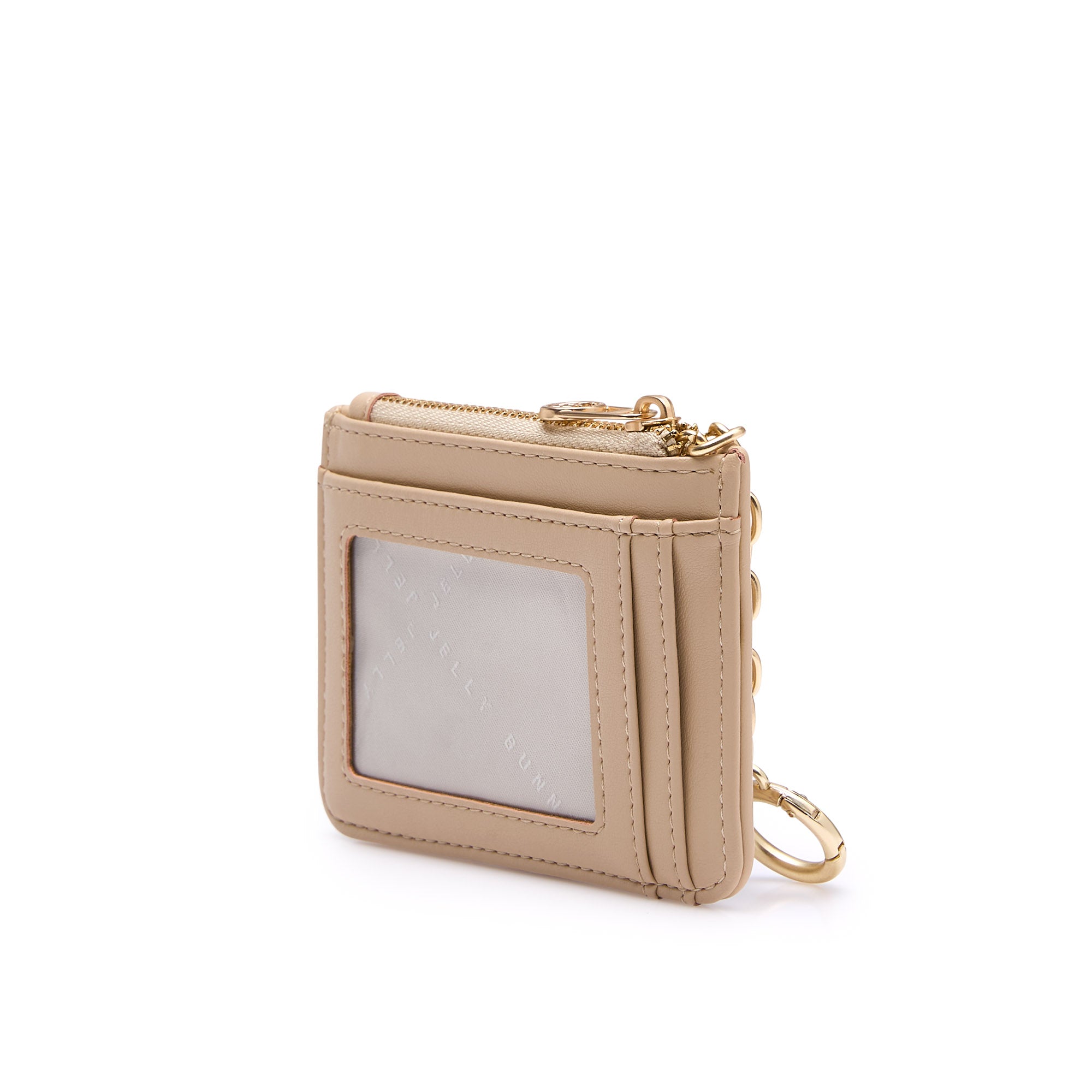 กระเป๋าสตางค์ทรงสั้น Gemin Printed Beige