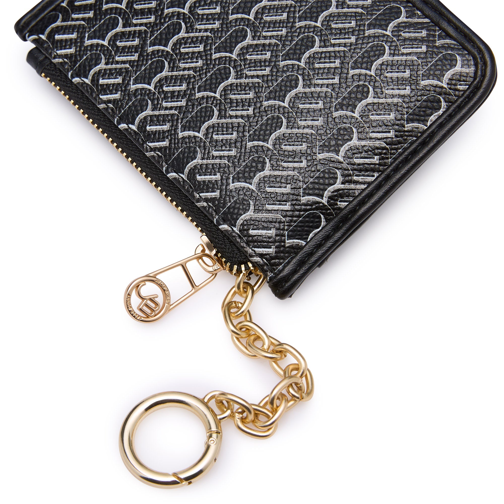 กระเป๋าสตางค์ทรงสั้น Gemin Printed Black