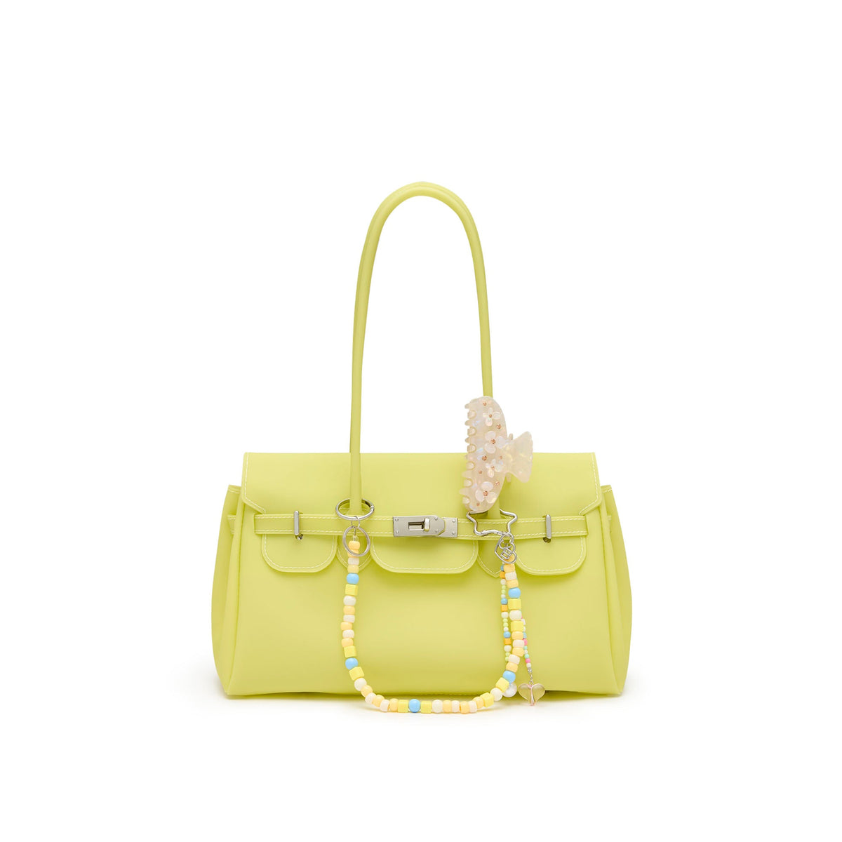Jemish Handle Bag Light Yellow