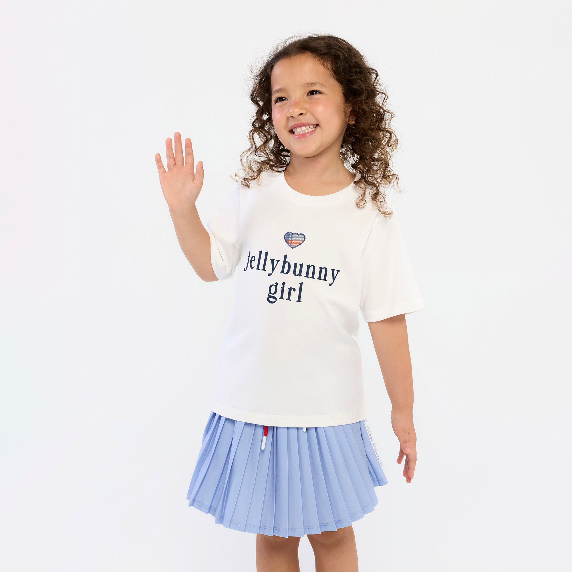 Jelly Bunny Girl Graphic T-Shirt For Mini Girls White