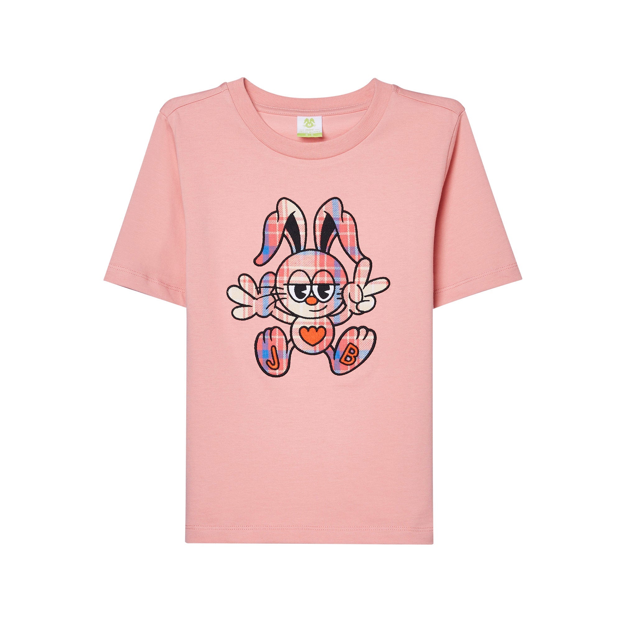 เสื้อยืดแขนสั้น Jeremy สำหรับเด็กผู้หญิง Peach