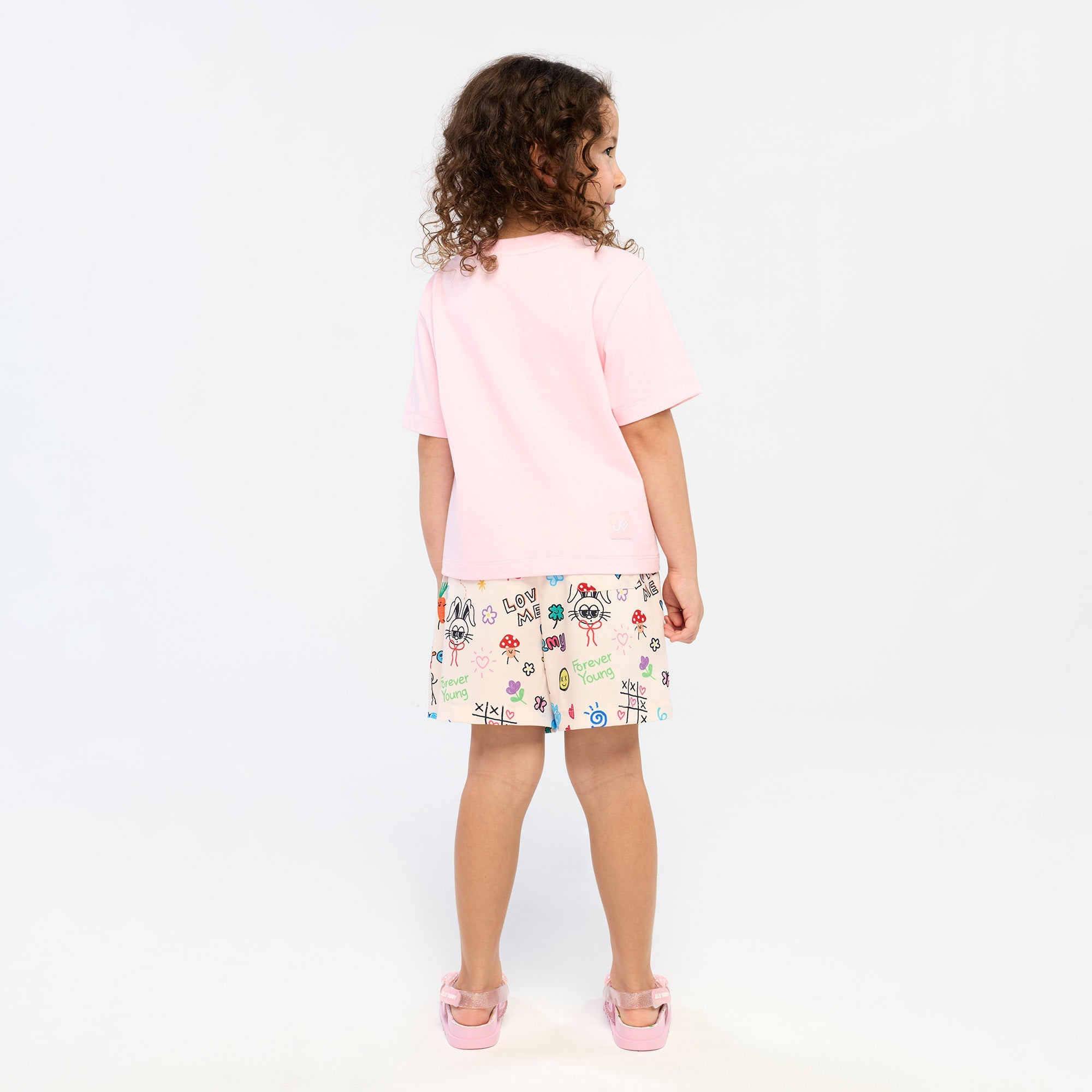 Jeremy Graphic T-Shirt For Mini Girl
Pink