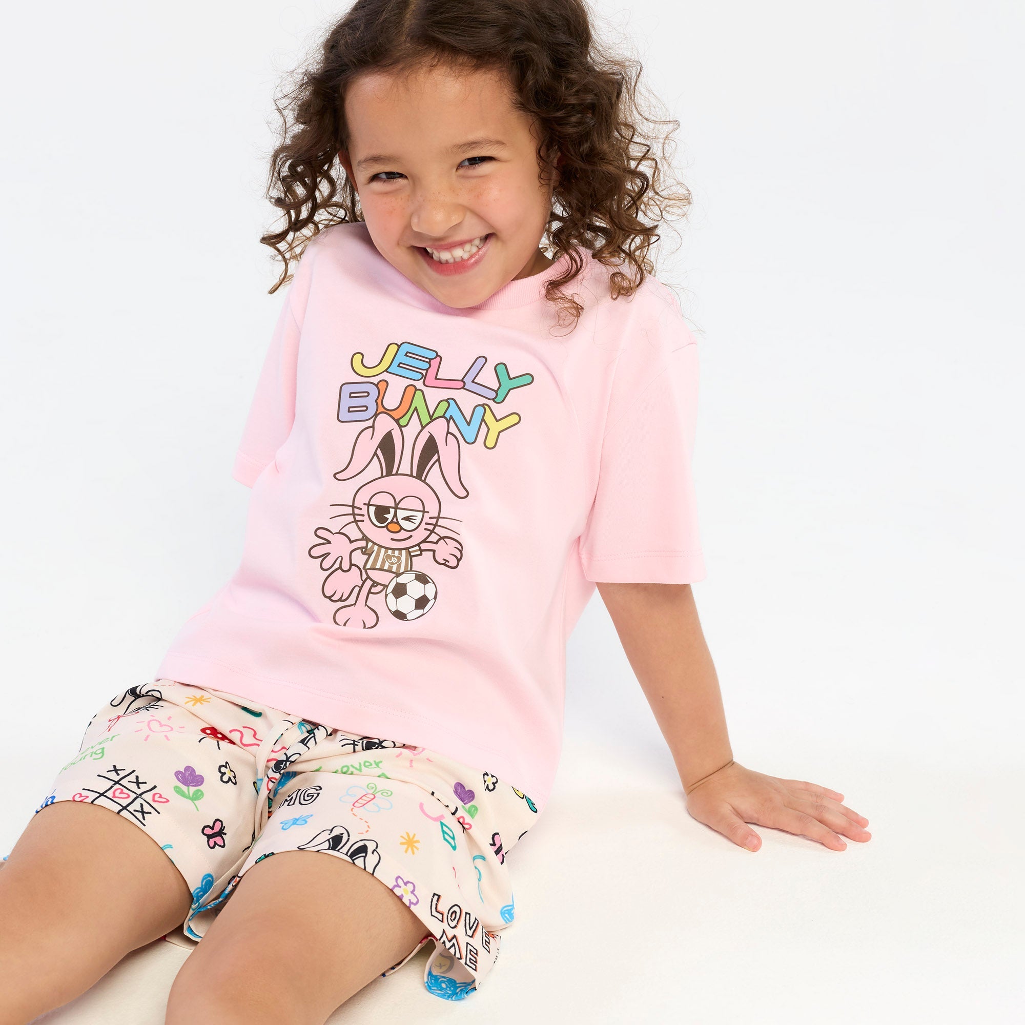 Jeremy Graphic T-Shirt For Mini Girl
Pink