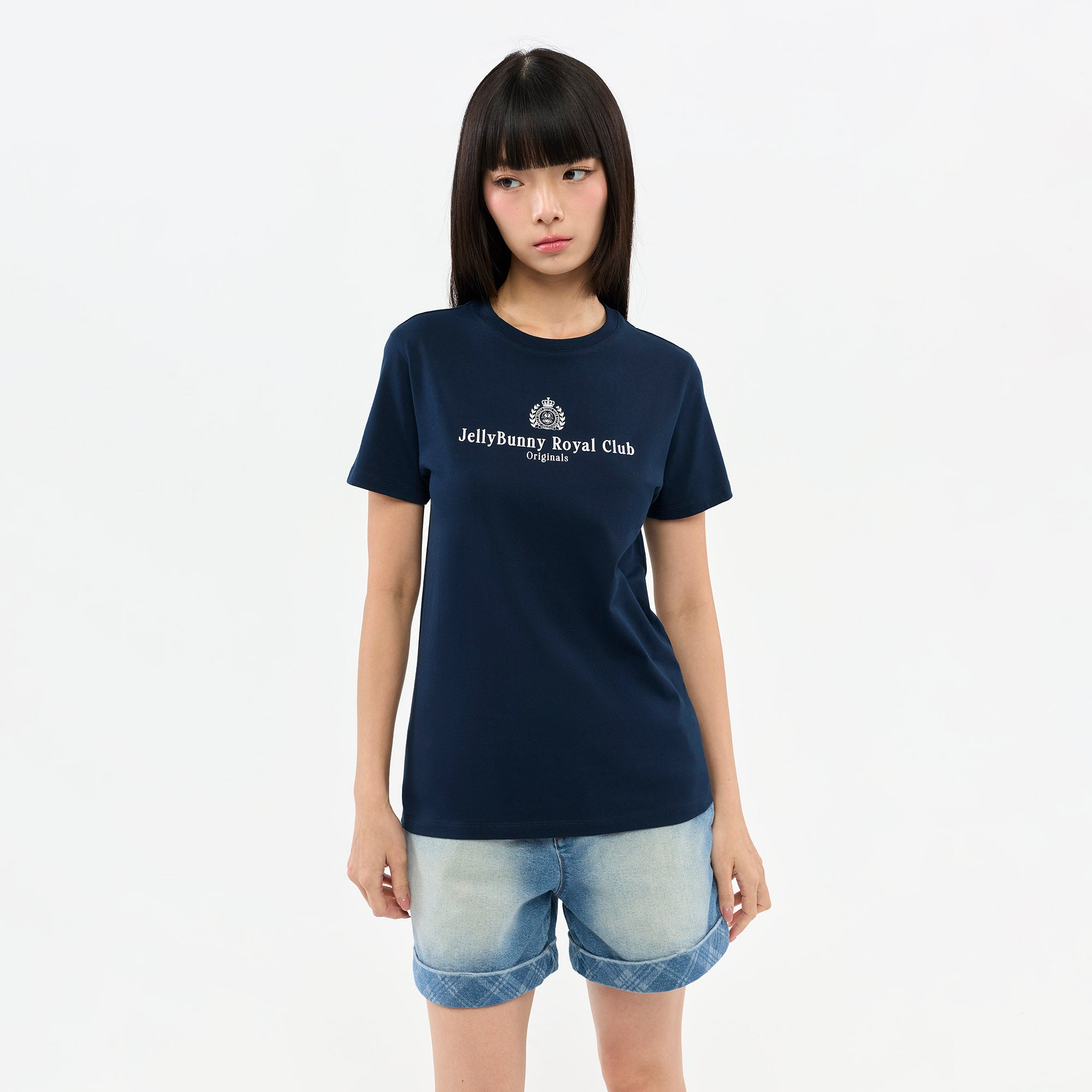 เสื้อยืดแขนสั้นลายพิมพ์ Royal Club
Navy