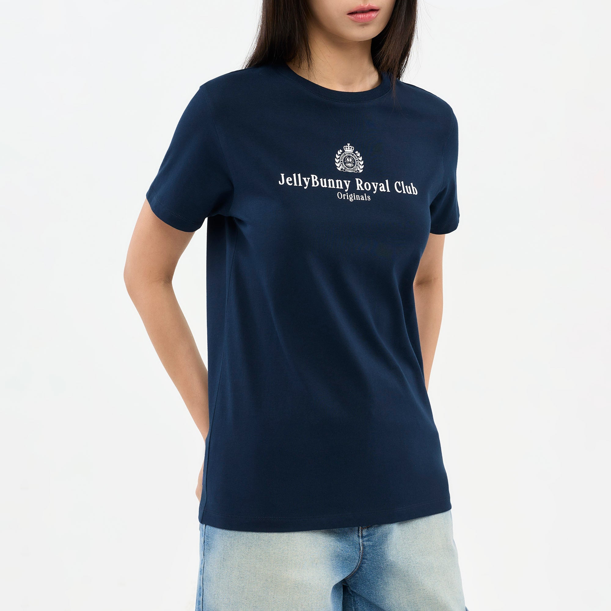เสื้อยืดแขนสั้นลายพิมพ์ Royal Club
Navy