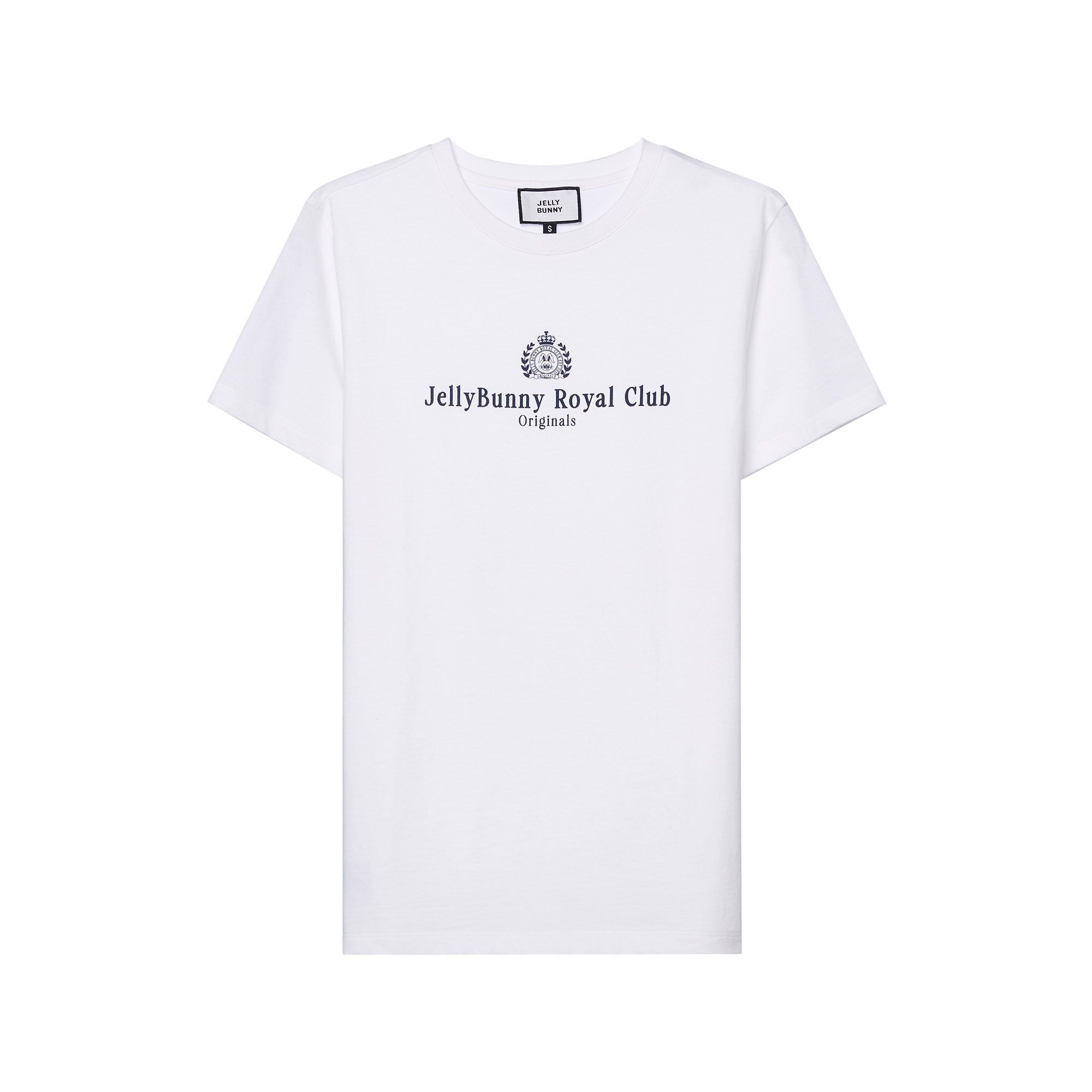 เสื้อยืดแขนสั้นลายพิมพ์ Royal Club
White