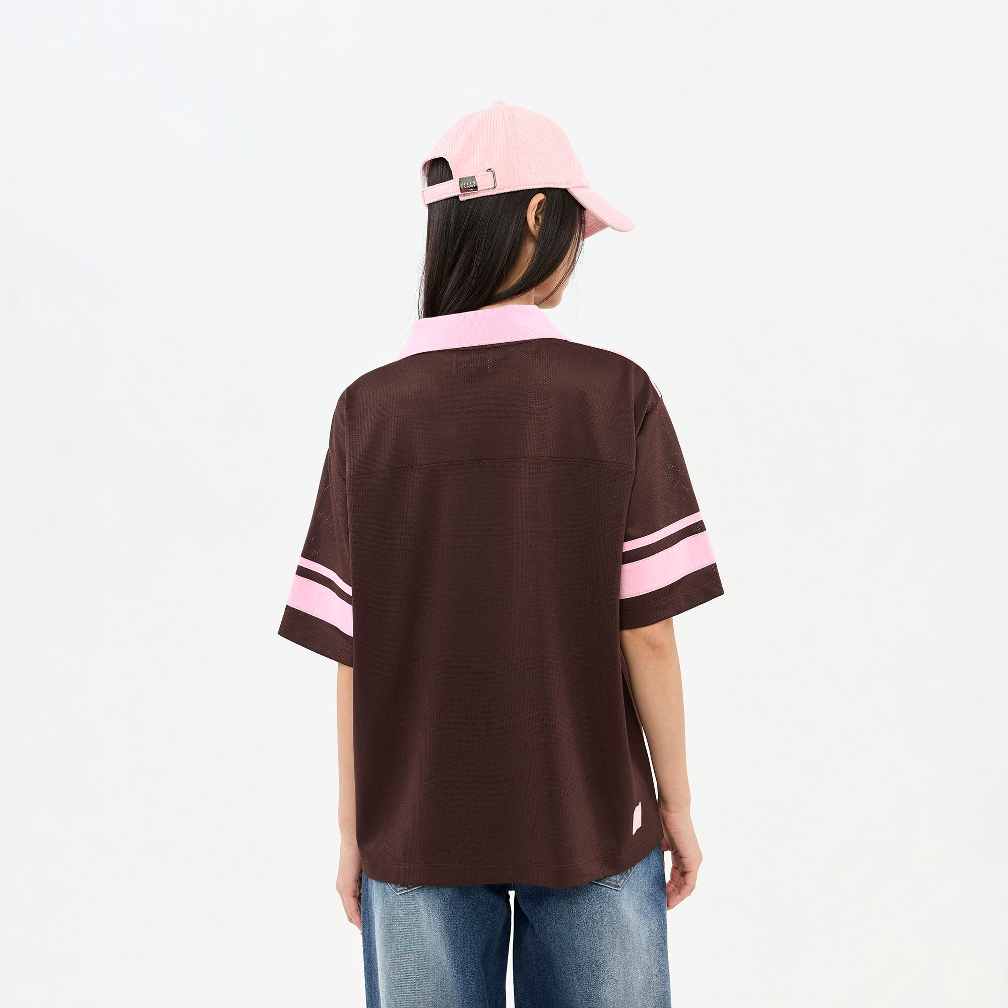 เสื้อโปโลผ้าตาข่ายลายพิมพ์ Royal Club Brown
