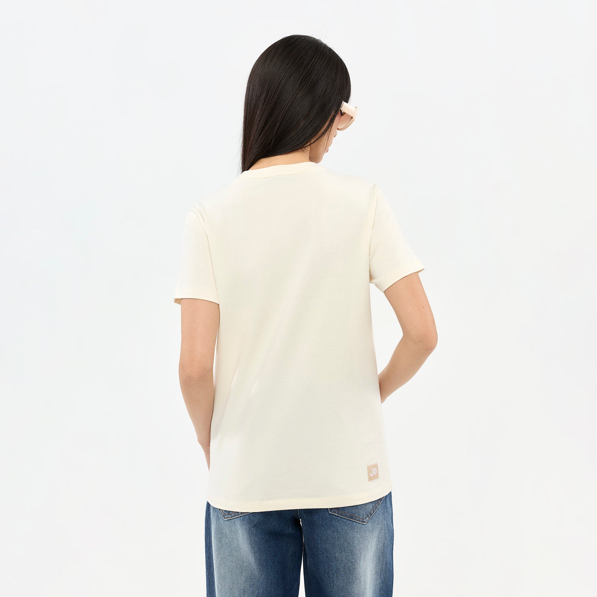 Jeremy Graphic T-Shirt Cream