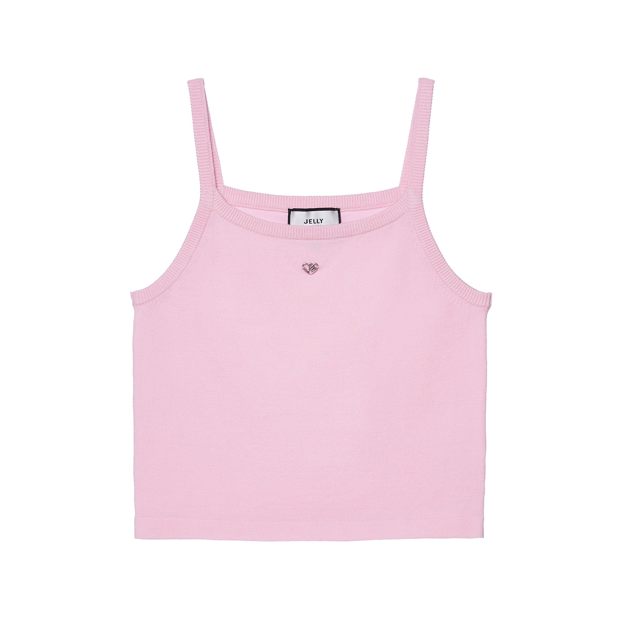เซ็ตคาร์ดิแกนถักและเสื้อกล้ามถัก Pink