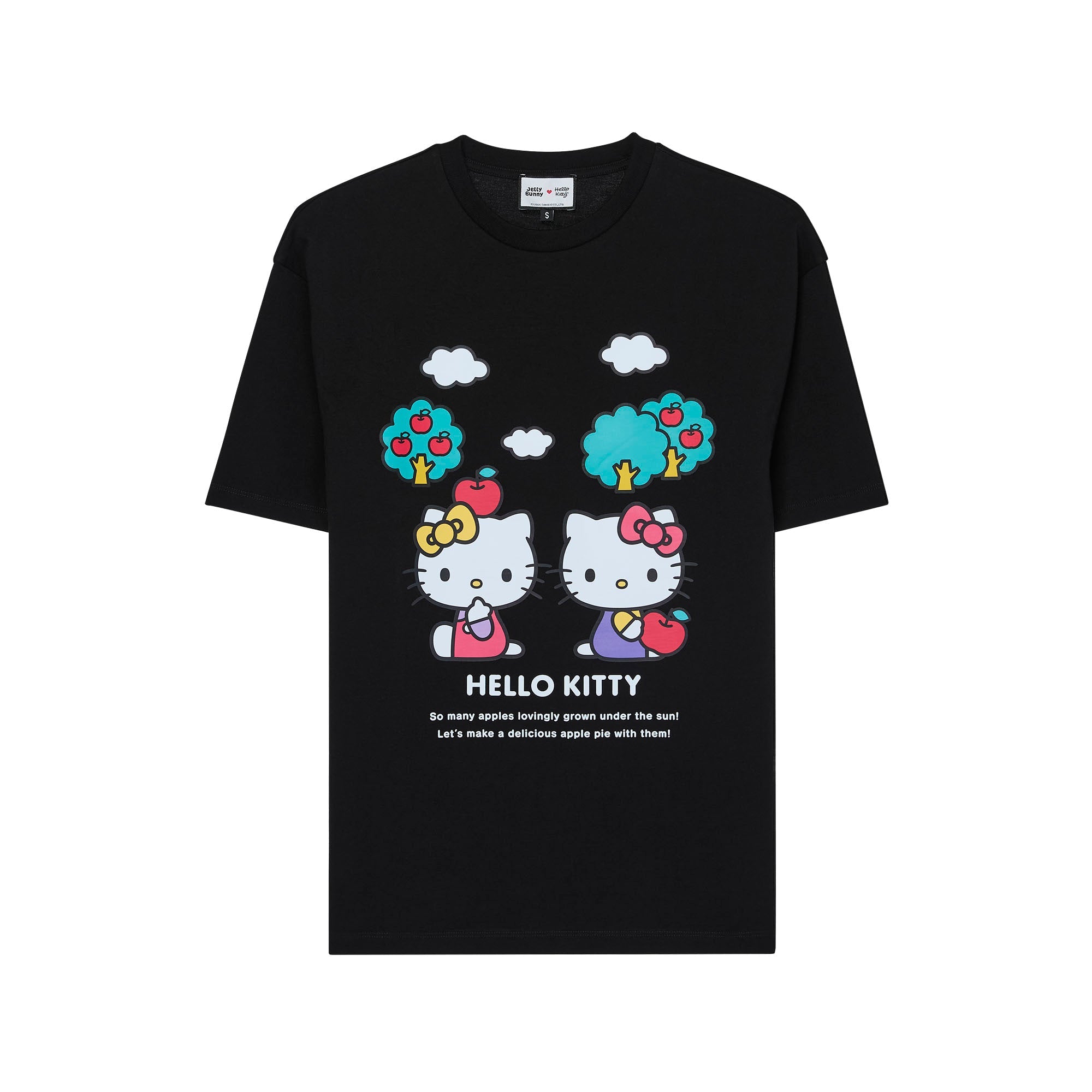 เสื้อยืดแขนสั้น Hello Kitty Black