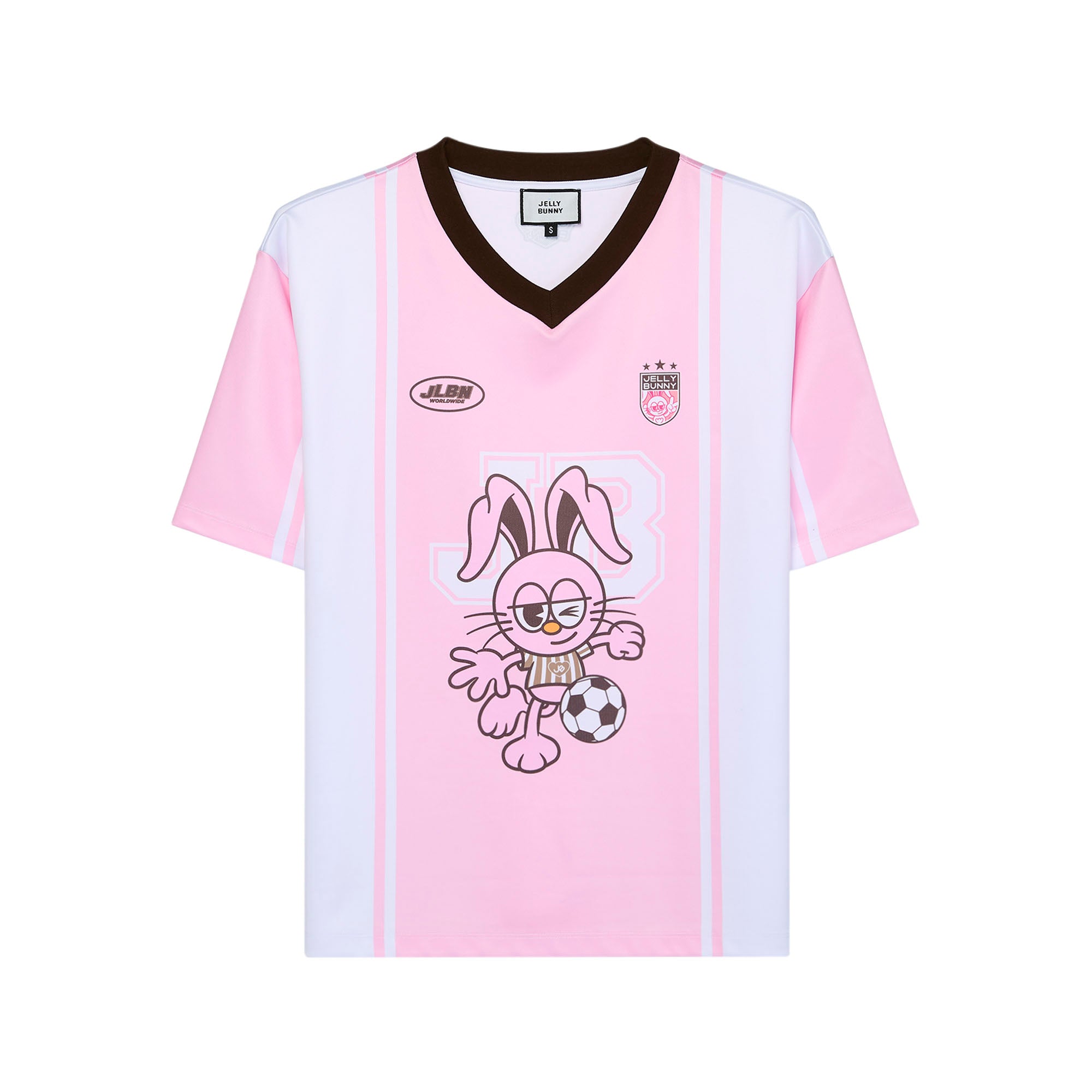 Jeremy Football Graphic T-Shirt Pink