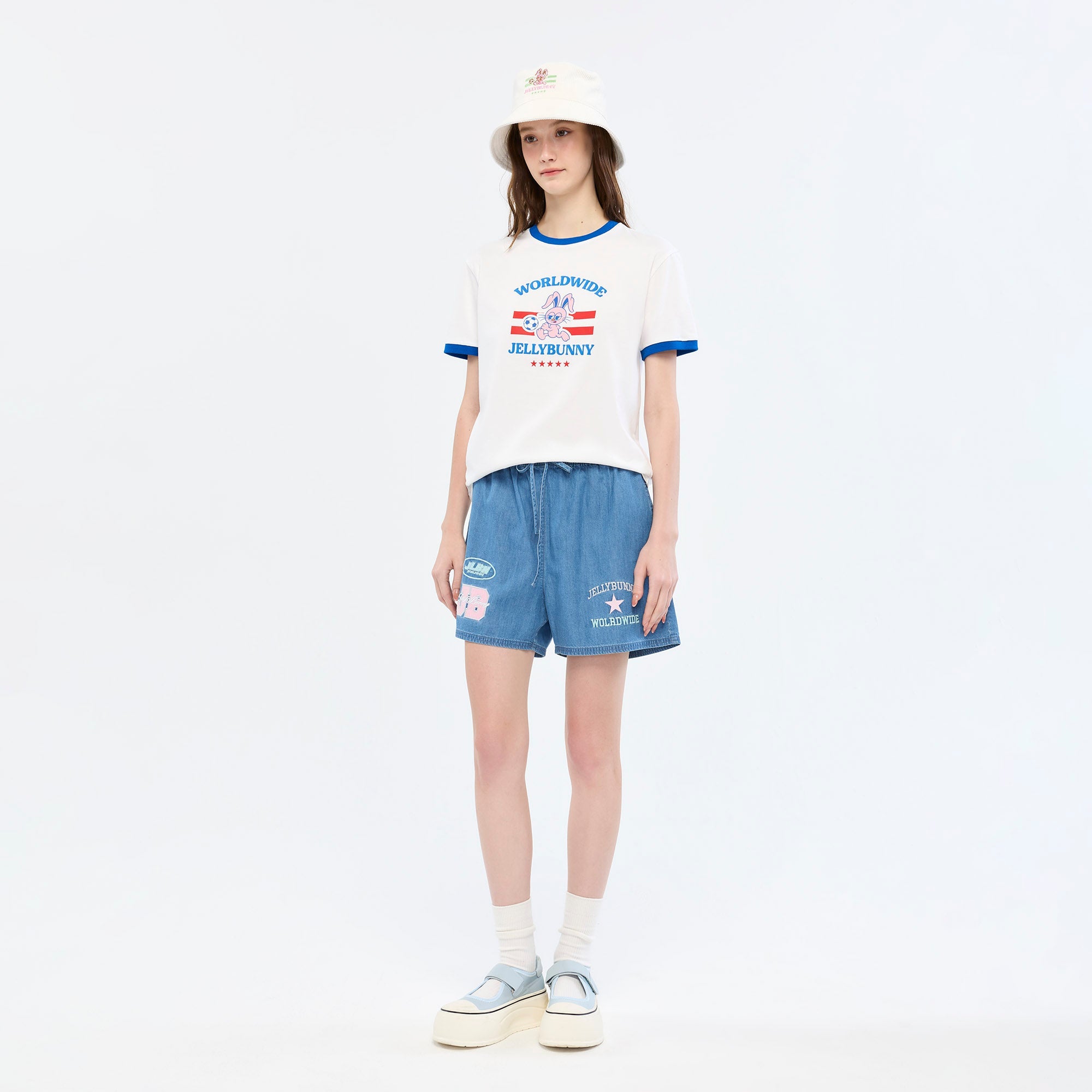 Worldwide Graphic T-Shirt White