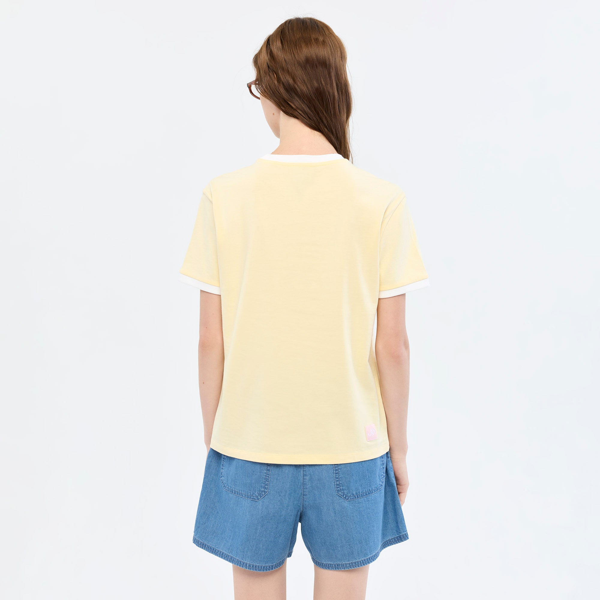Worldwide Graphic T-Shirt Yellow