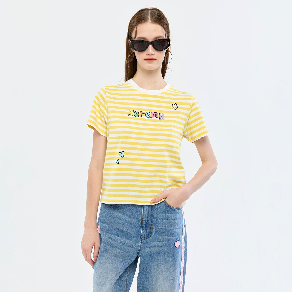 Jeremy Striped T-Shirt Yellow