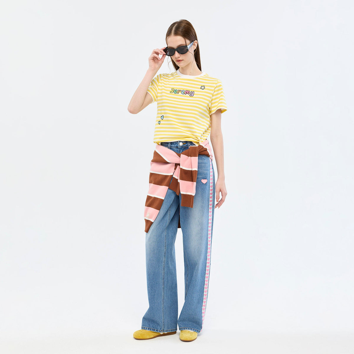Jeremy Striped T-Shirt Yellow