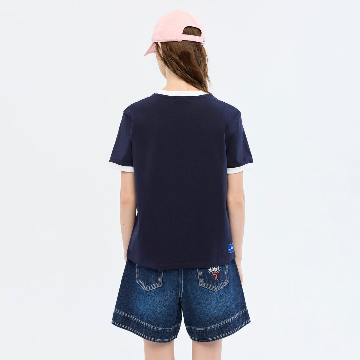 เสื้อยืดแต่งโลโก้ Navy