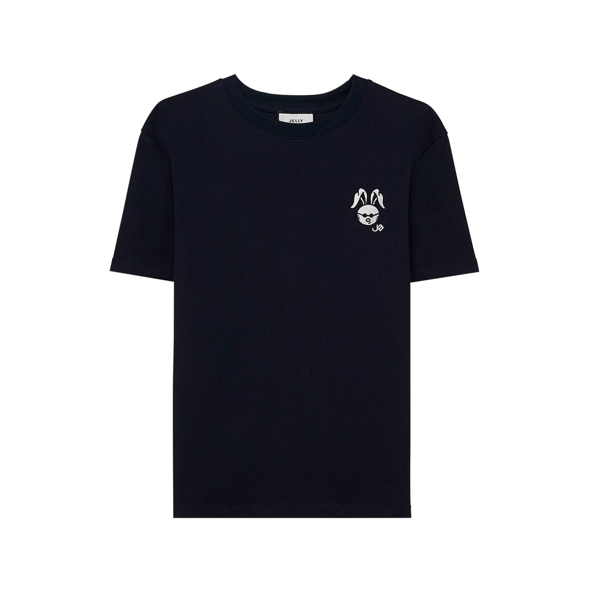 Bunny Face Graphic T-Shirt Navy