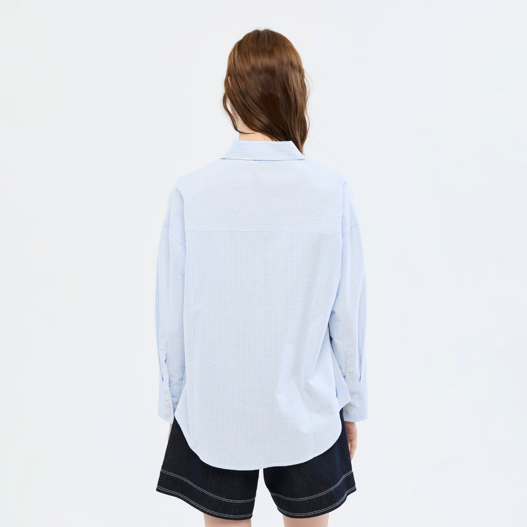 เสื้อเชิ้ตลายทาง Jeremy Blue