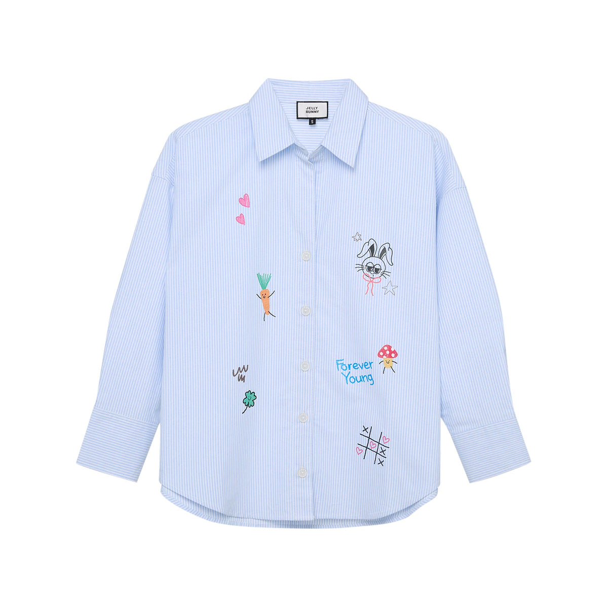เสื้อเชิ้ตลายทาง Jeremy Blue