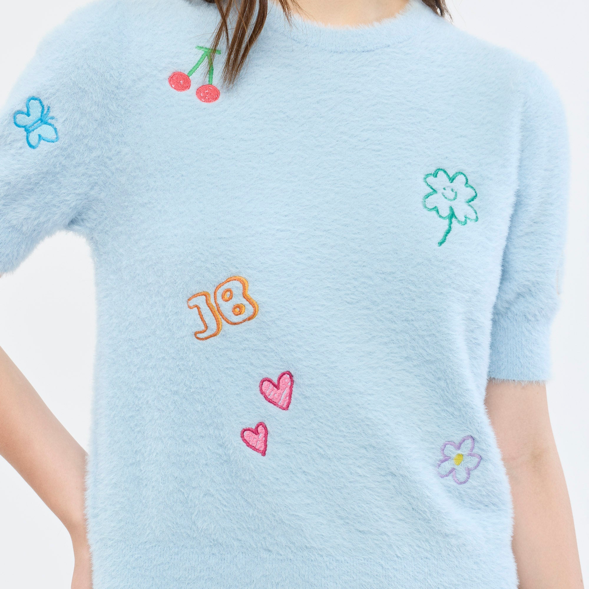 เสื้อยืดลายกราฟิก Blue
