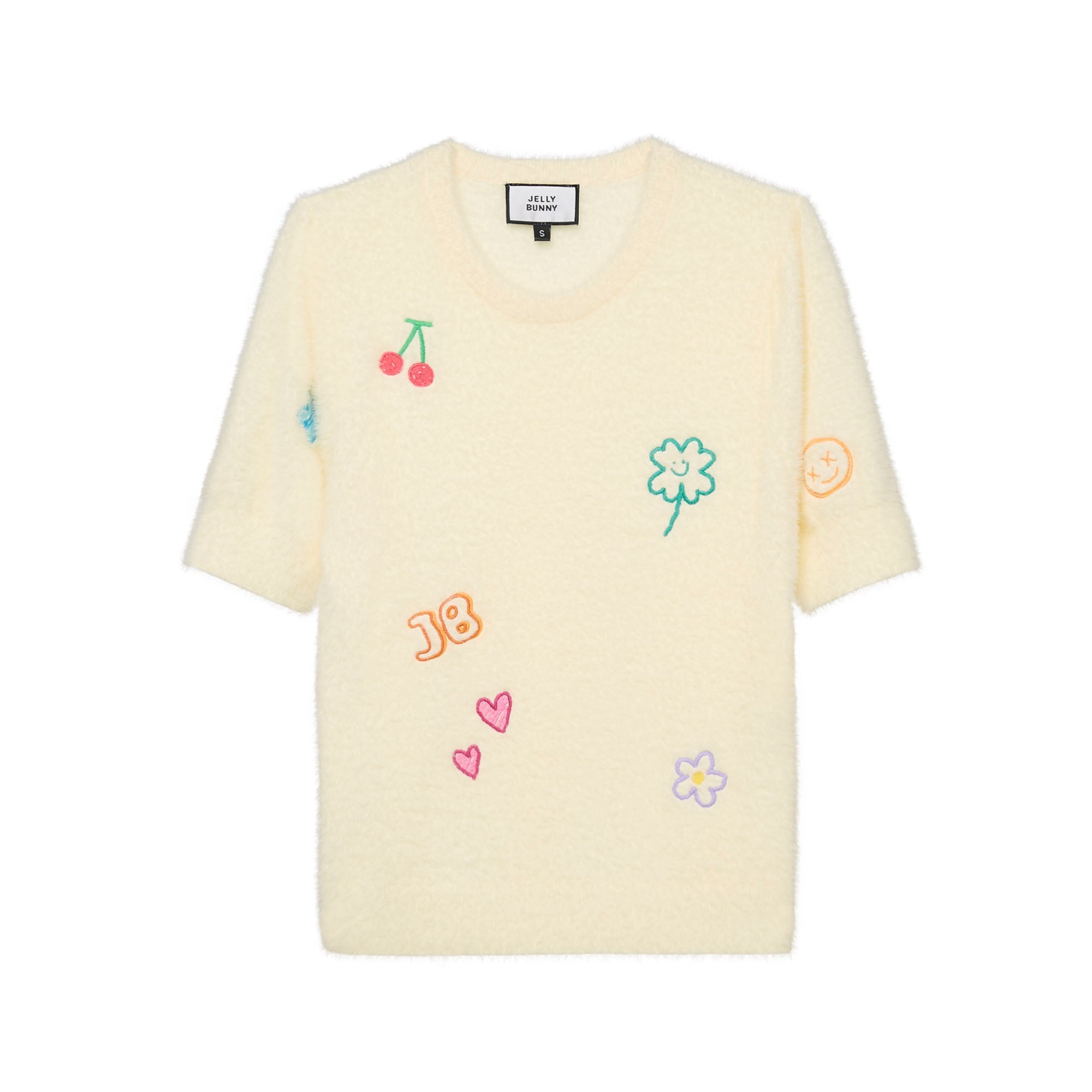 เสื้อยืดลายกราฟิก Cream
