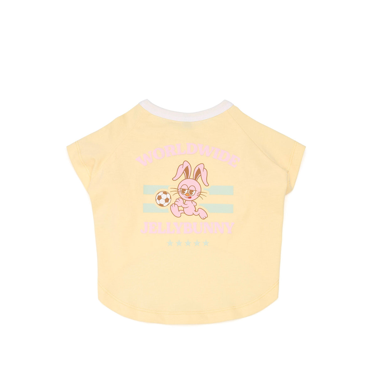 เสื้อยืดลายกราฟิกกระต่าย สำหรับสัตว์เลี้ยง Cream
