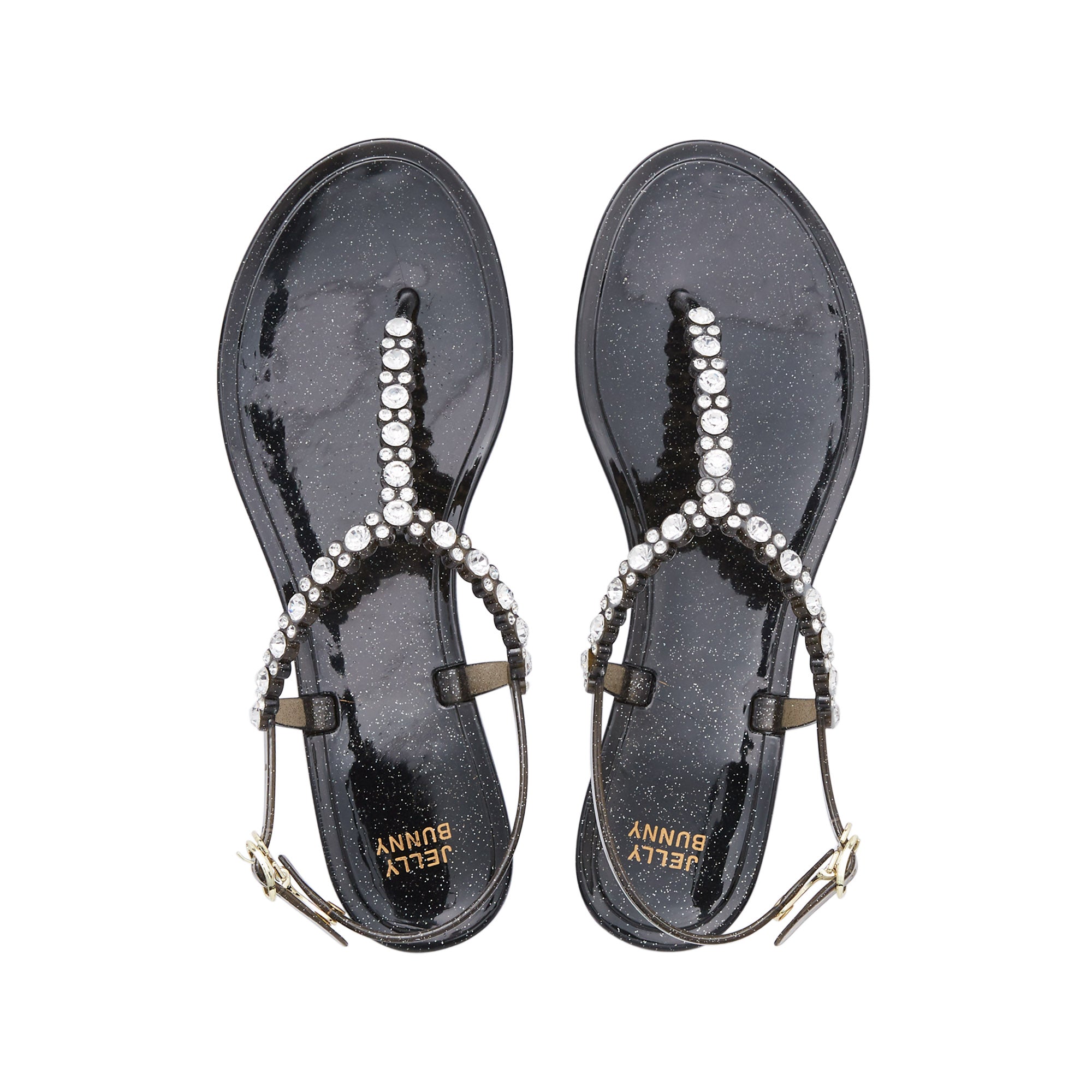 Amil Flats Sandals Black - Jelly Bunny TH