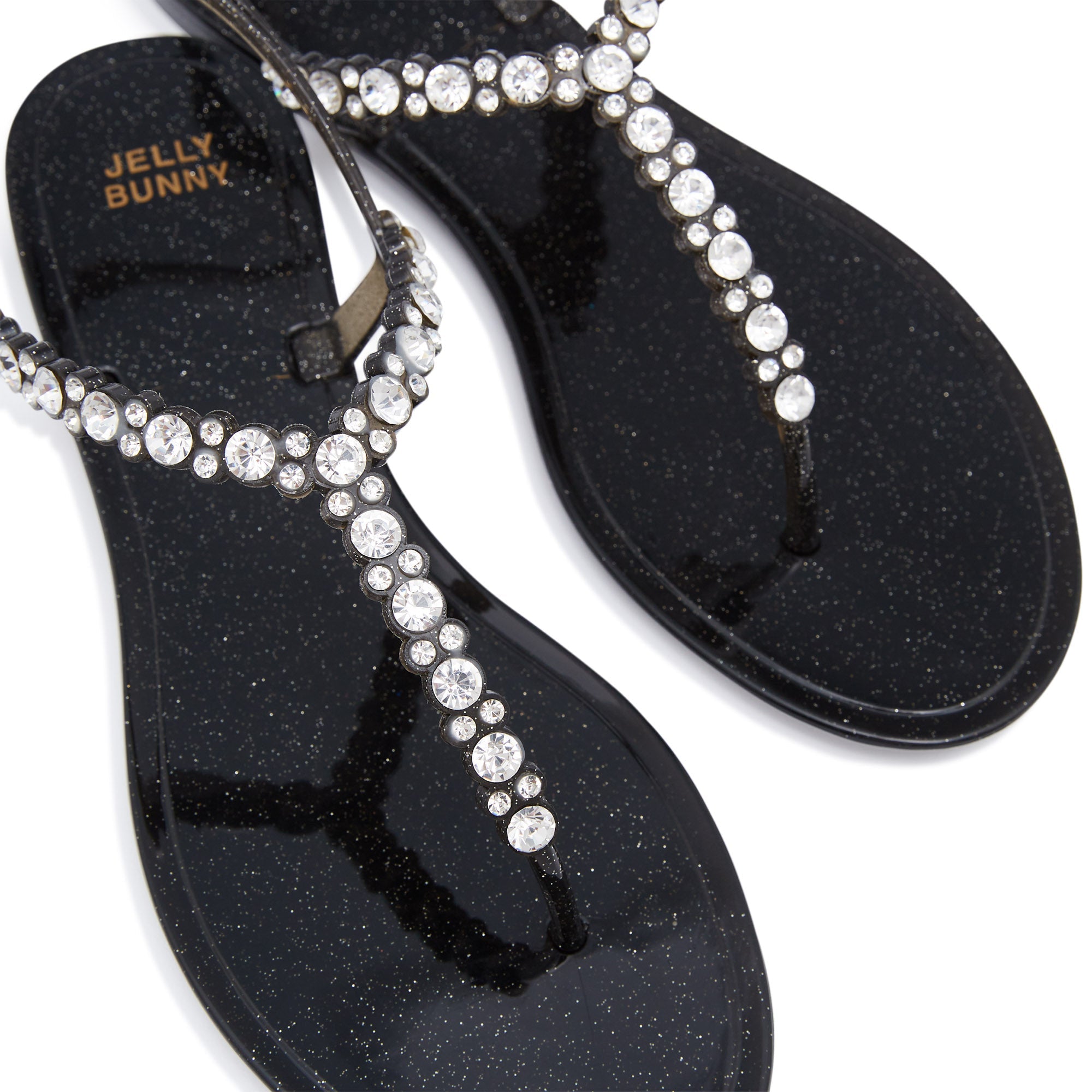 Amil Flats Sandals Black - Jelly Bunny TH