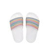 Rainbow Line Gris Flats Sandals - Jelly Bunny TH
