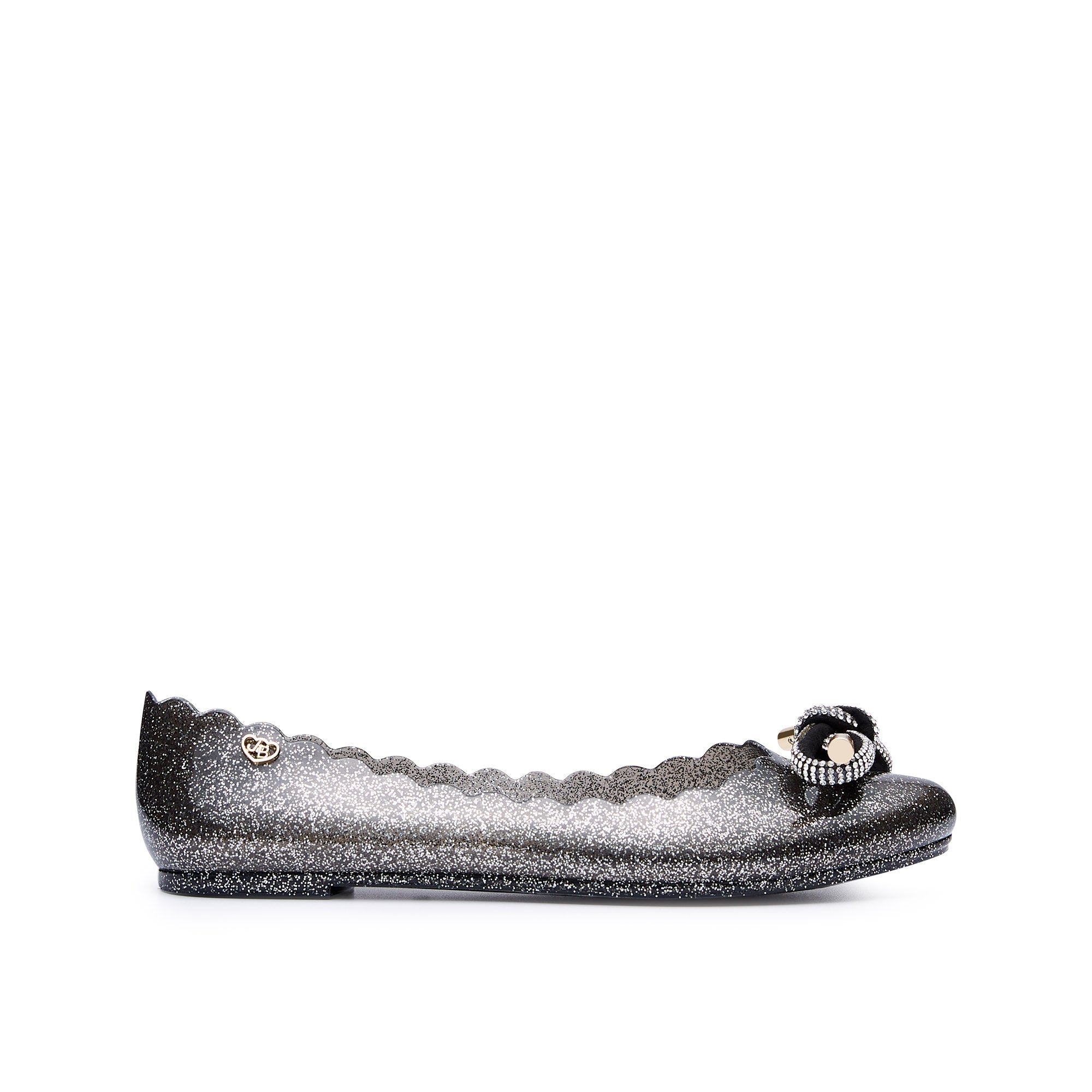 รองเท้าคัทชูทรงบัลเล่ต์ Sonia Glow Black