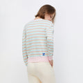 Lunchtime Dessert Stripe Long Sleeve Cardigan - Jelly Bunny TH