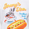 Morning Snack Print Short Sleeve T-Shirt - Jelly Bunny TH