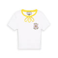 Homeroom Club Cut-Out Short Sleeve T-Shirt - Jelly Bunny TH