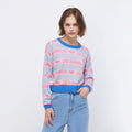 Morning Breakfast Knitted Long Sleeve Pullover - Jelly Bunny TH