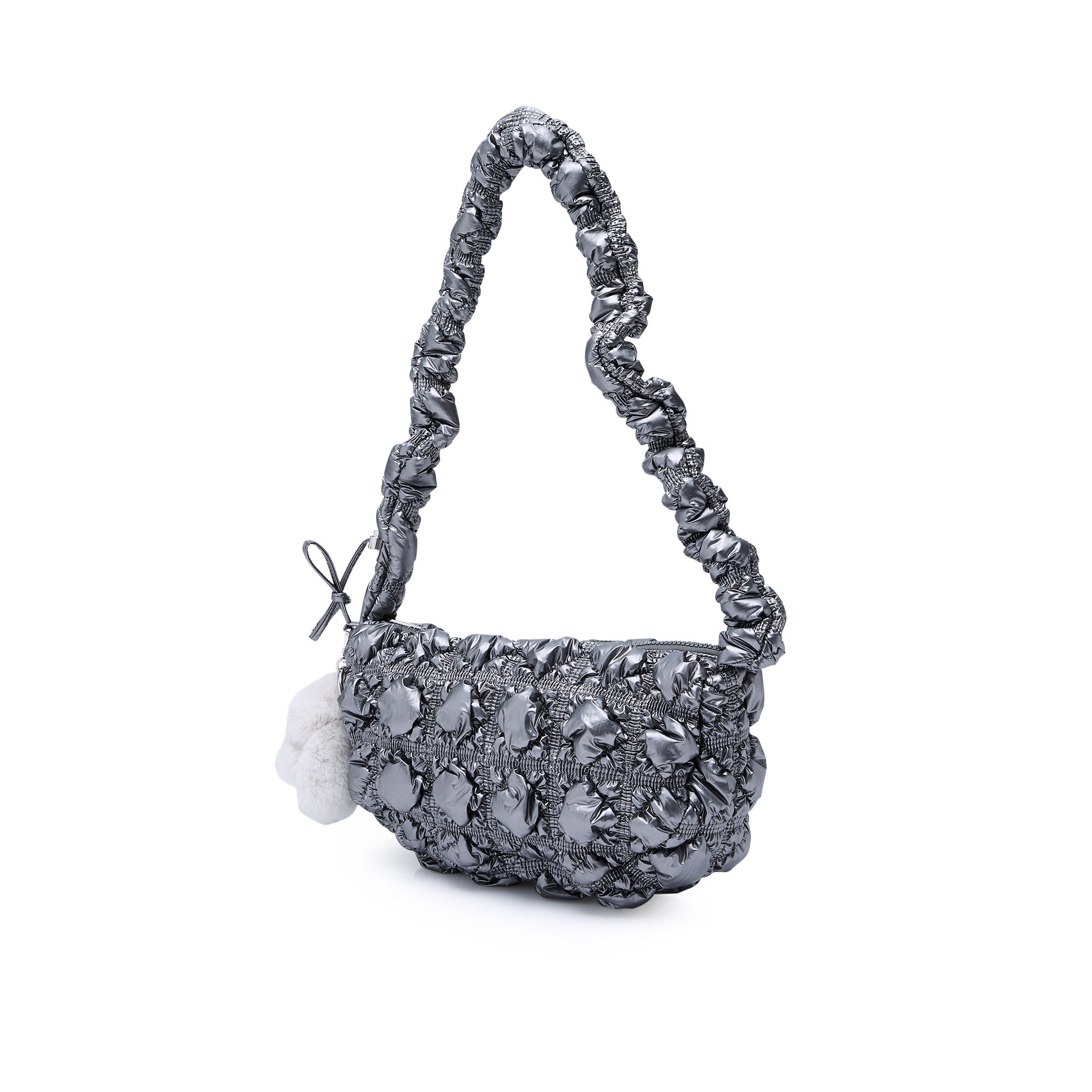 กระเป๋าสะพายไหล่ Cole Metallic Dark Metalic Grey