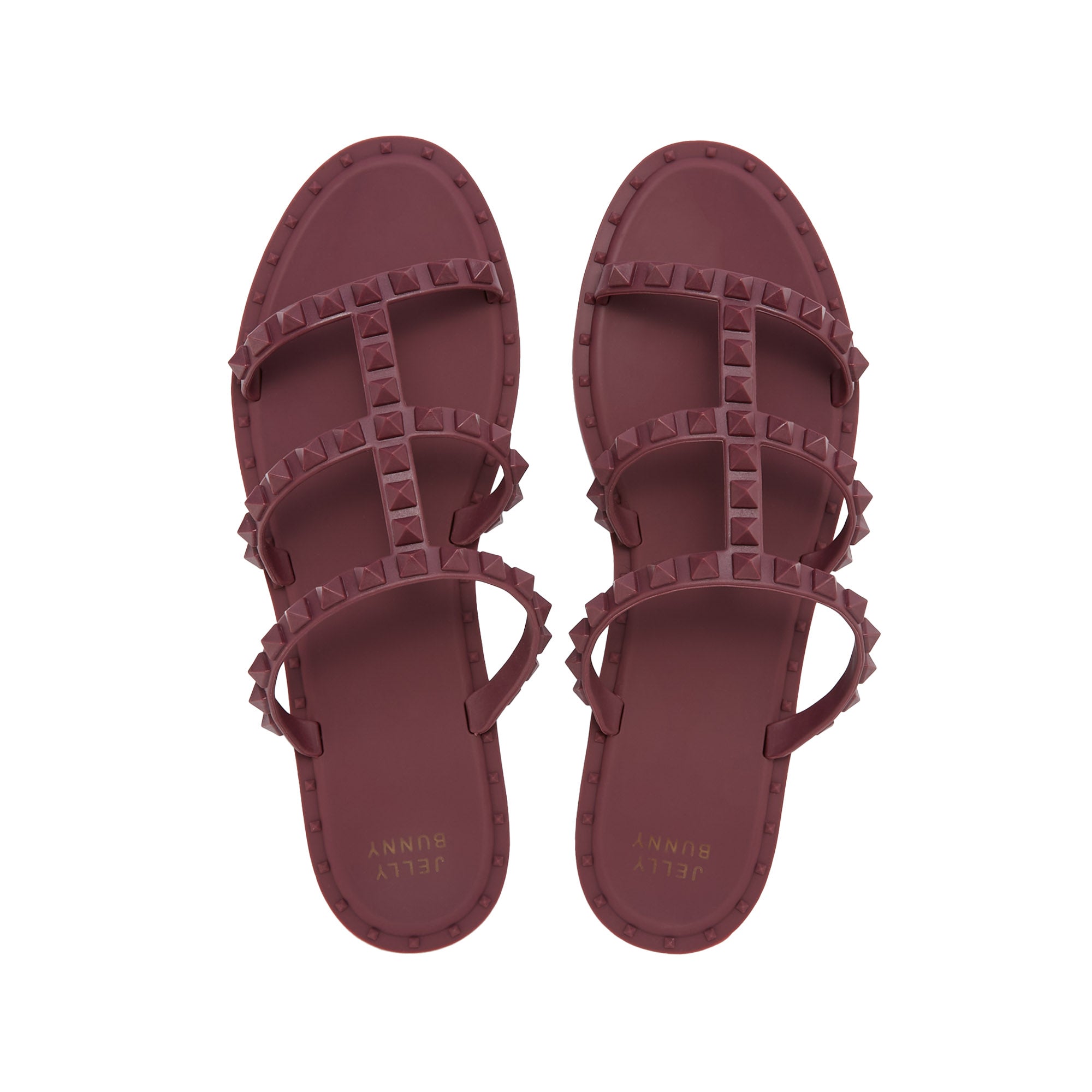 Tory Flat Sandals  Dark Red